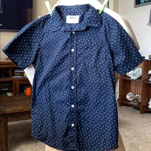 Boys urban pipeline short sleeved button up shirt
